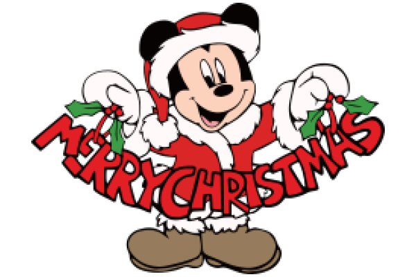 Merry Christmas from Mickey Mouse: A Festive Greeting