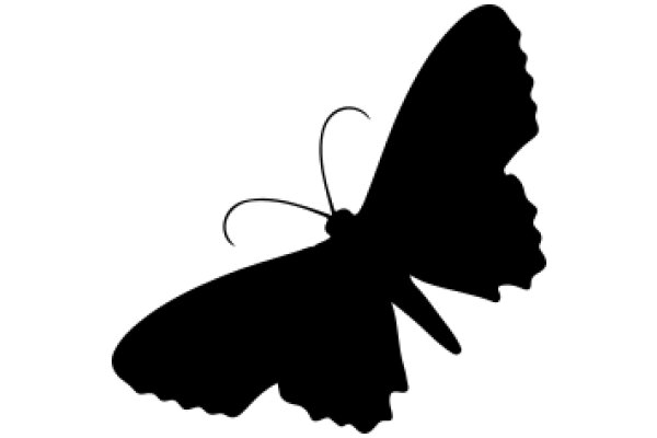 Silhouette of a Butterfly: A Symbol of Transformation and Beauty