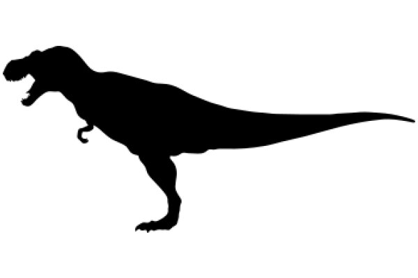 Silhouette of a T-Rex: A Classic Symbol of Prehistoric Life