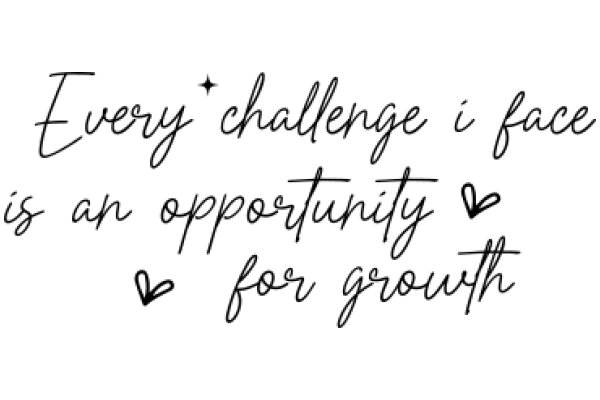 Every Challenge I Face is an Opportunity for Growth