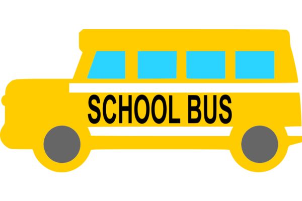 Vibrant School Bus Icon