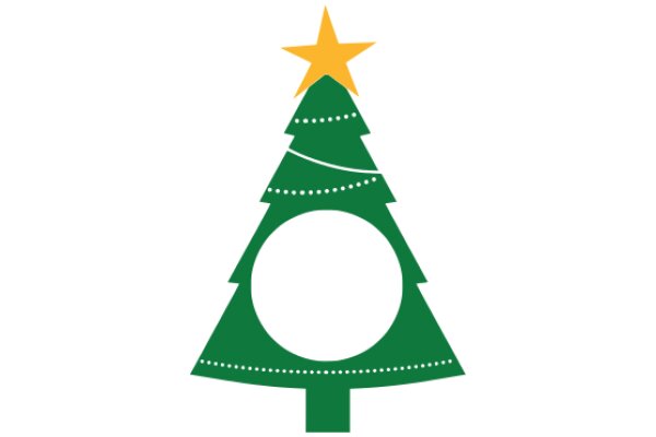 A Festive Christmas Tree Logo