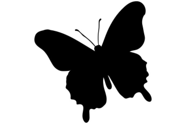 Silhouette of a Butterfly: A Symbol of Transformation and Beauty