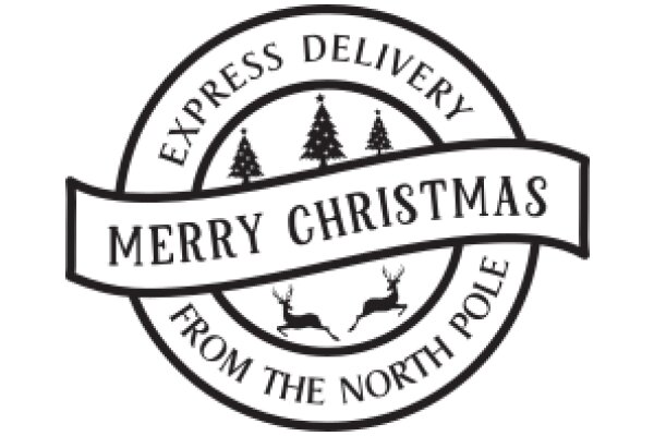 Express Delivery Christmas Merry from the North Pole