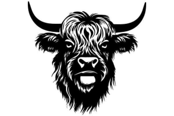 Stylized Bull Head Icon