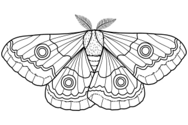 Stylized Butterfly Illustration