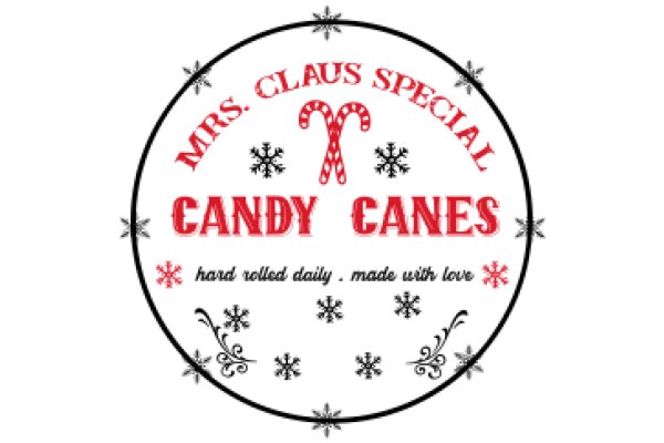 Holiday-Themed Sign for Mrs. Claus' Candy Shop