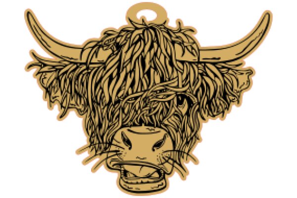 A Golden Bull's Head: A Symbol of Strength and Prosperity