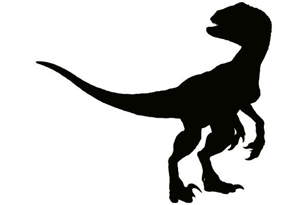 Silhouette of a T-Rex: A Classic Symbol of Prehistoric Life