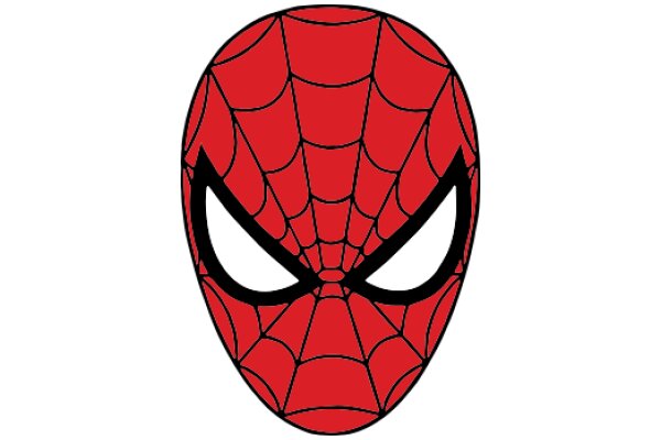 Spider-Man's Iconic Mask in a Stylized Logo