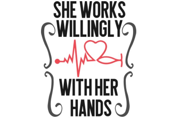 Empowerment Poster: She Works Willingly with Her Hands