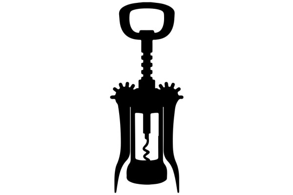 A Simple, Representation of a Wine Bottle Opener