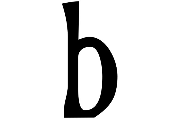 Simplicity in Design: A Letter 'B' in