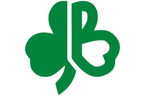 Stylized Clover Design in Green