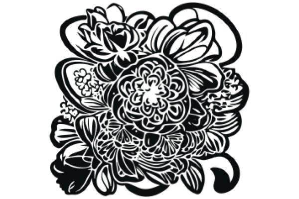 Stylized Floral Pattern in