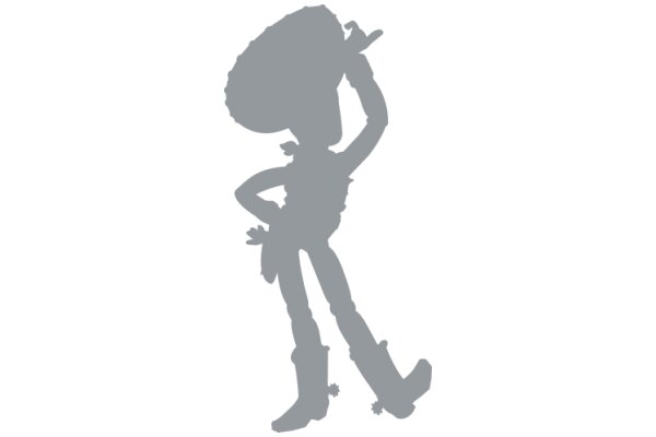 Silhouette of a Skateboarder: A Graphic Representation of an Urban Sport