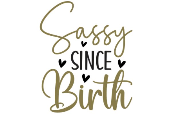 Sassy Since Birth: A Playful Celebration of Life and Style