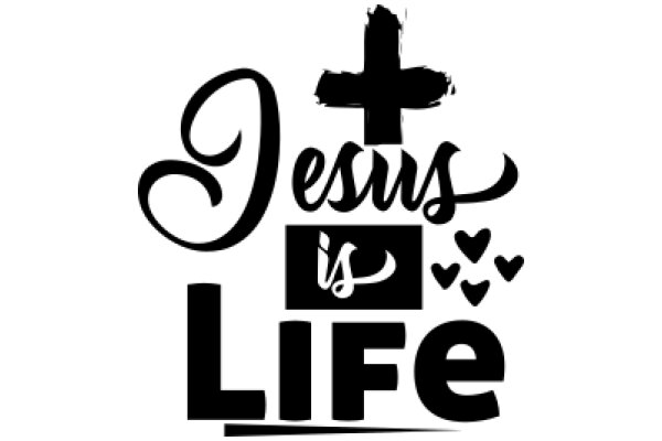 Jesus is Life: A Graphic Design