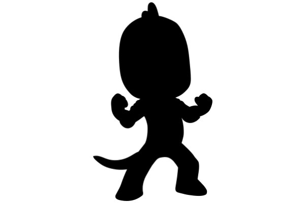 Silhouette of a Cartoon Character