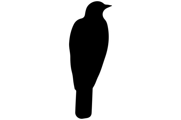 Silhouette of a Bird: A Simplistic yet Elegant Design