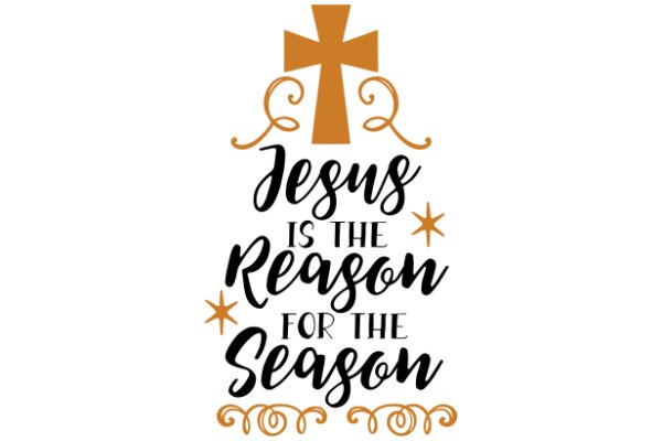 Jesus is the Reason for the Season: A Festive Cross Design