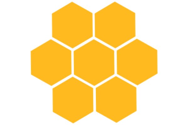 Vibrant Yellow Honeycomb Design