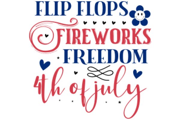 Celebrate the 4th of July with Flip Flops, Fireworks, and Freedom!