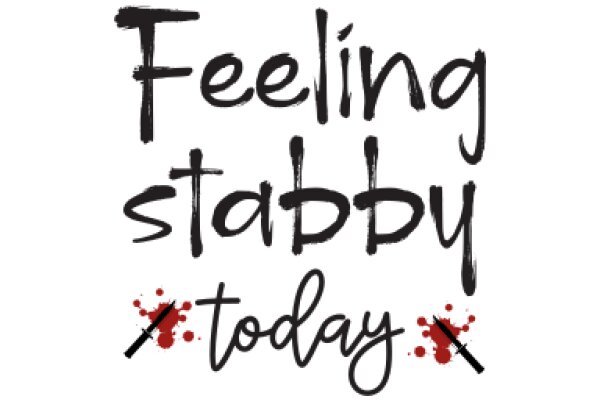 Feeling Stabby Today: A Graphic Expression of Emotional Turmoil