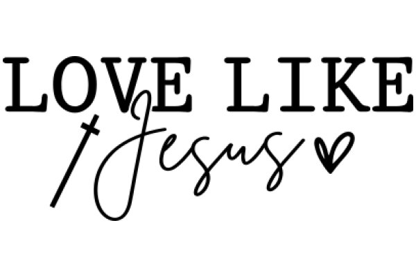 Love Like Jesus: A Graphic Design