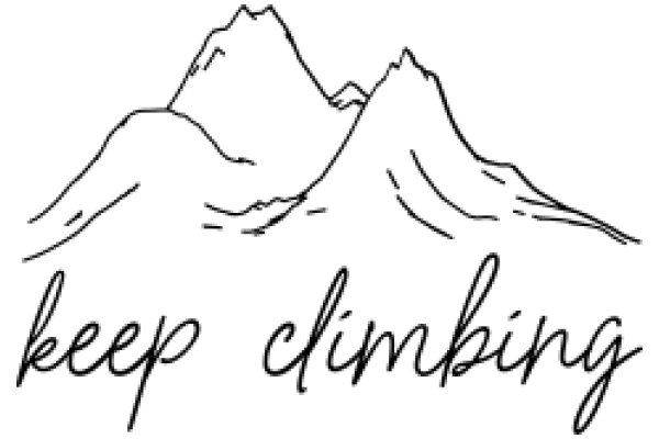 Keep Climbing: A Motivational Poster