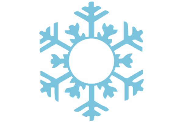 A Digital Snowflake: A Symbol of Winter's Charm