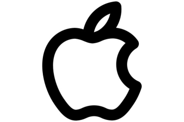 Digital Art: A Pixelated Apple Logo