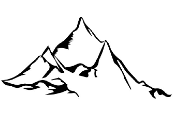 Silhouette of a Mountain Range