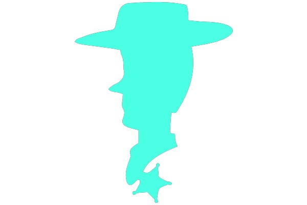 Stylized Portrait of a Cowboy Hat