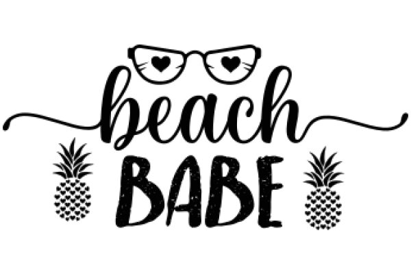 Beach Babe: A Playful and Chic Beach-Inspired Logo