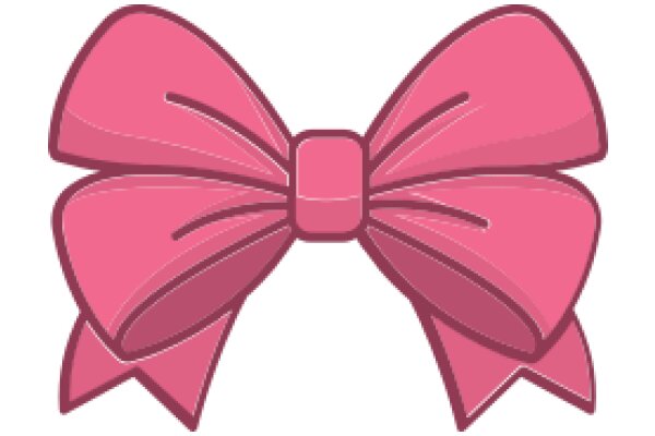 Stylish Pink Bow with a Classic Design