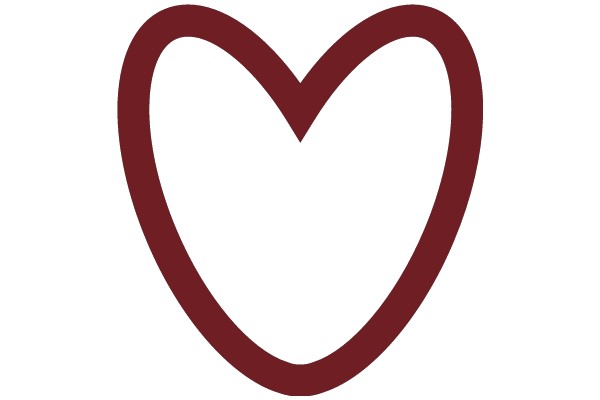 Simplistic Red Heart Logo