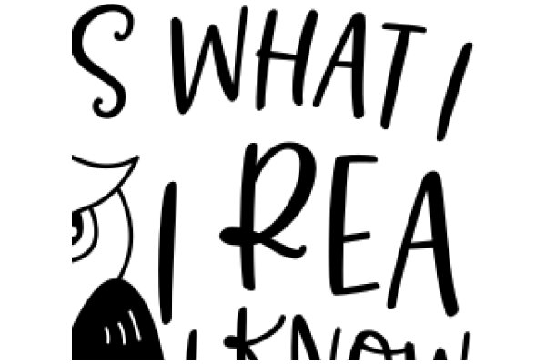 A Playful Artwork with a Message: 'What I Really Know'