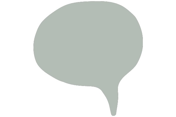 A Simple Gray Speech Bubble