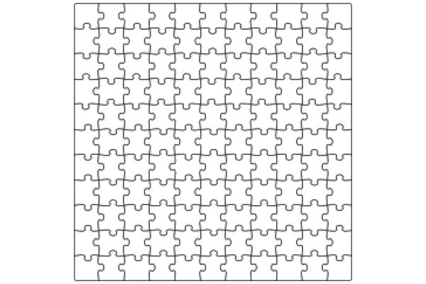 A Puzzle of Connected Shapes