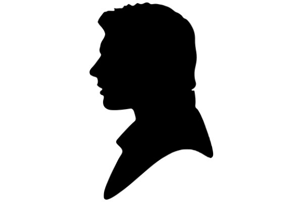 Silhouette of a Man's Profile