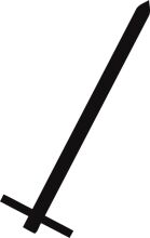 A Sleek, Black Sword: A Symbol of Strength and Honor