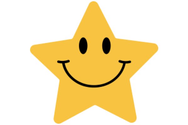 A Yellow Smiling Star Emoji