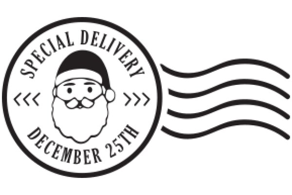 Special Delivery: Santa's Beard on a Stamp, December 25th