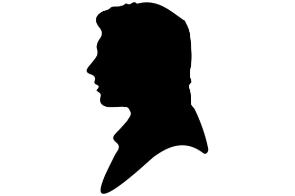 Silhouette of a Man's Profile