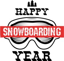 Happy Snowboarding Year: A Festive Greeting from the Snowboarding Community