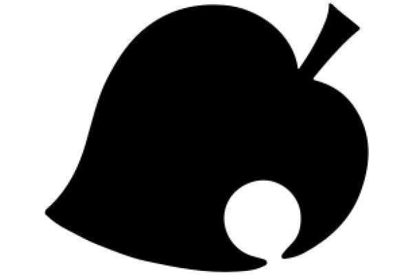 Simplistic Icon of an Apple with a Stem