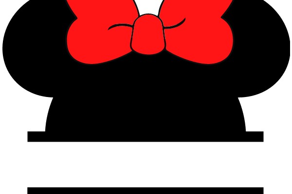 Minimalist Mickey Mouse Ear Logo