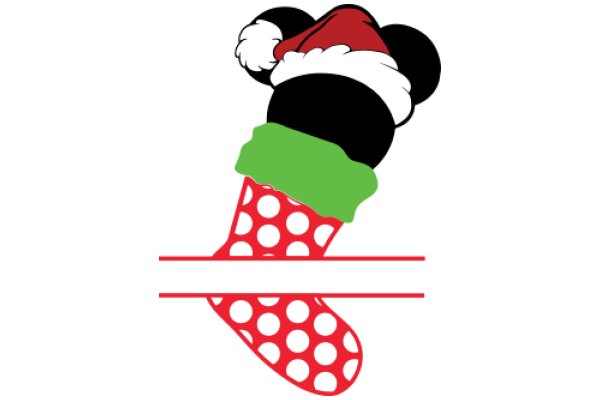 A Festive Mickey Mouse Christmas Stocking