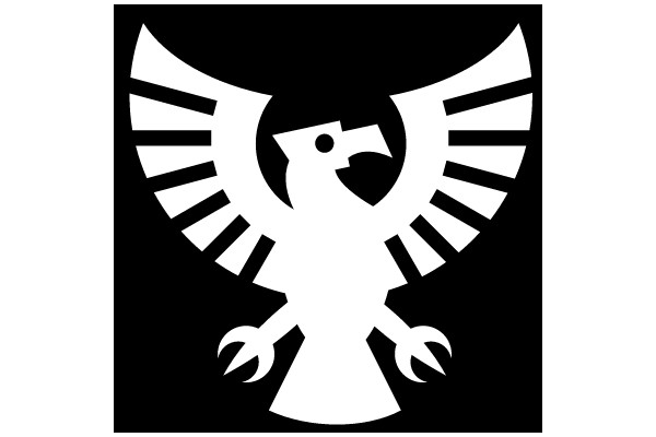 Stylized Eagle Emblem in